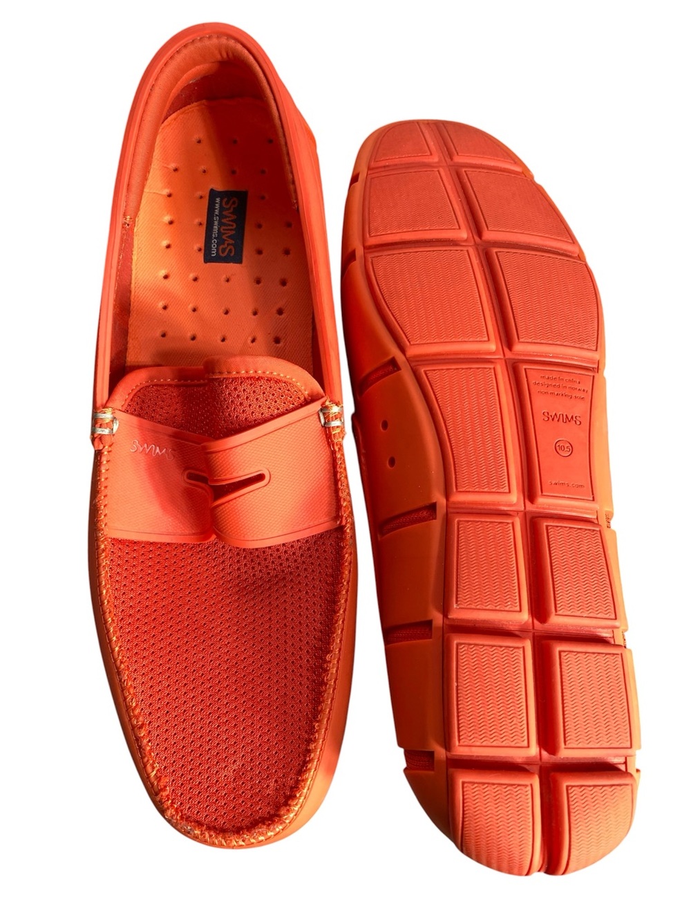 SWIMS Orange Loafers - Picture 7 of 8